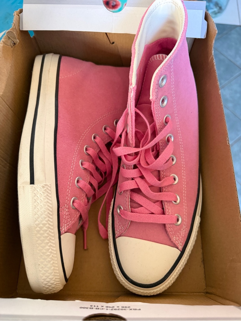 Converse Pink High-Top Canvas Sneakers - Women's
